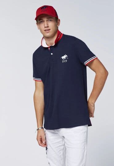 Мужская футболка, M, Us Polo Assn, Новый, цвет - Синий, Бесплатная доставка at lalafo.kg Мужская футболка, M, Us Polo Assn, Новый, цвет - Синий, Бесплатная доставка