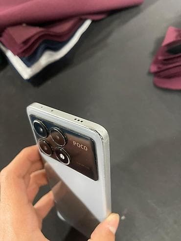 Poco X6 Pro 5G, Б/у, 256 ГБ, цвет - Серый, 2 SIM