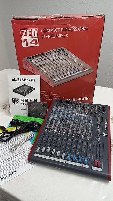Техника жана электроника: Allen & Heath ZED‑14 — компактный профессиональный стерео-микшер — 8