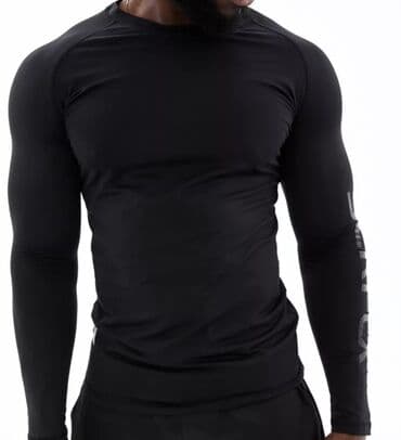 брендовые мужские спортивные костюмы из турции: Фитнес футболка с длинным рукавом
размер L — 2