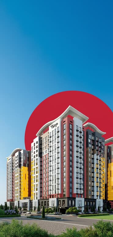 сдаю квартира район тец: 1 комната, 46 м², Элитка, 9 этаж, ПСО (под самоотделку) — 1