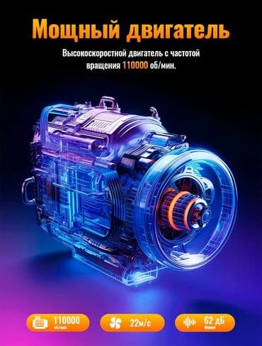 мини фен: Портативный фен Hoco HP11 Plus в сером цвете с ярко-розовым акцентом — 6