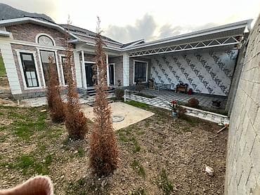 план дом: Просторный одноэтажный дом с современной архитектурой и большим — 4