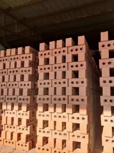 однаторгый кирпич: Тешиктүү, Бышкан кирпич, Жарым блок, 250×120×88 — 2