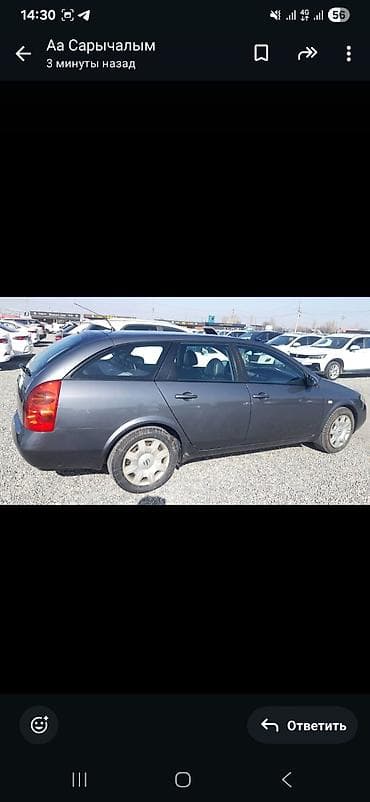 toyota funcargo: Nissan Primera: 2002 г., 0.2 л, Автомат, Бензин, Универсал — 4