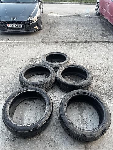 шины 225 45 r18 лето бу: Комплект 5 шт Лето 2 пары 1 пара Dunlop 2 пара Bridgestone 1 шина за — 1