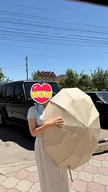 зонтик ош: Чатыр, Бүктөмө, Автоматтык, Жаңы, Унисекс — 1
