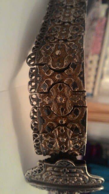 серебряные украшения из индии: Антикварный пояс полностью серебро. вес 510 грамм точнее пол кило — 8