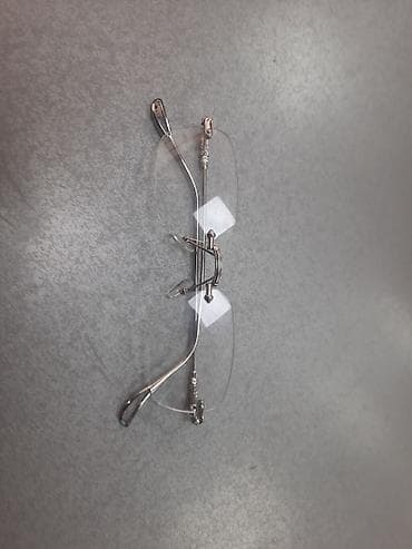 зрения очки: Безободковые очки с прозрачными линзами и металлической оправой - — 3