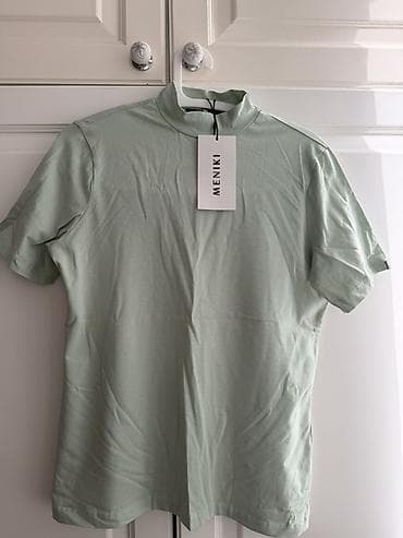 Футболки: Футболка MENIKI, светло‑зеленая (ментоловый оттенок). - Крой: прямой — 1