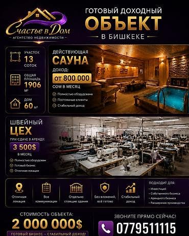 продажа недвижимость: 🔥 ГОТОВЫЙ ДОХОДНЫЙ ОБЪЕКТ 🔥 📍 Ул. Интергельпо 📌 Отличная локация 📌 — 1