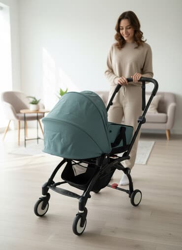 детские спортивные костюмы для мальчиков бишкек: Коляска, цвет - Голубой, Новый — 1