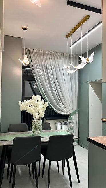 binar: 1 комната, 41 м², Кызыл Аскер 8 этаж, Евроремонт — 7