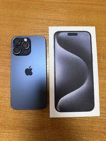 macbook 2008: IPhone 15 Pro, Б/у, 512 ГБ, Blue Titanium, Коробка, 84 % — 4