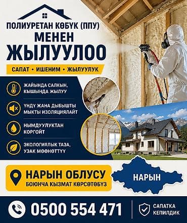 Пенополиуретан (ППУ) менен жылуулоо – жылуулук, ишенимдүүлүк