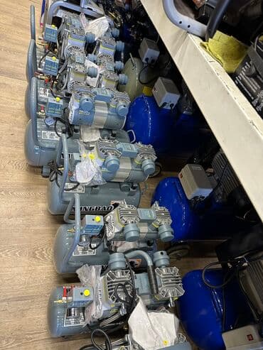 Компрессор беззвучный 9 л 2 поршне Доставка по городу Доставка по