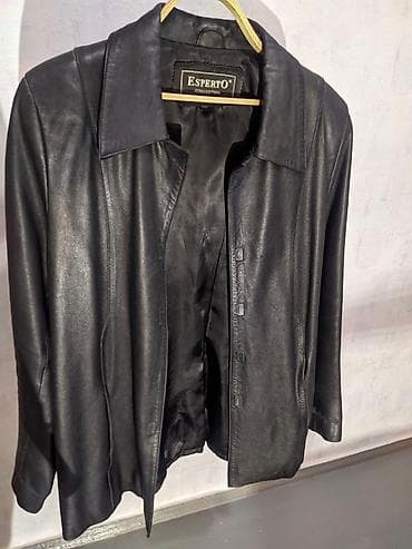 second hend: Кожаная куртка женская 46-48 — 4