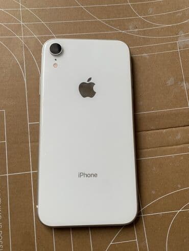 IPhone Xr, Б/у, 128 ГБ, Белый, Зарядное устройство, 81 %
