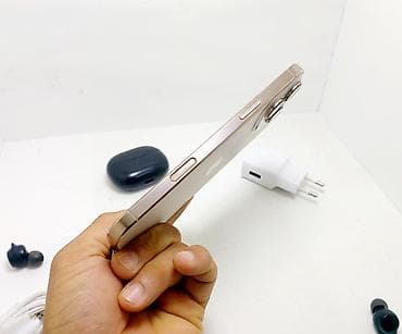 13pro 128: IPhone 16 Pro Max, Б/у, 1 ТБ, Белый, Наушники, Зарядное устройство, Защитное стекло, 100 % — 6