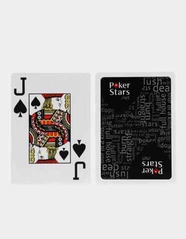 набор фишек для покера: Карты ♥️♠️игральные"POKER STARS" Премиальное качество. 100% — 2