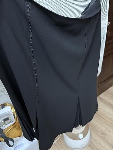 zar: Женские пиджаки и юбка 1) Пиджак ZARA, голубой - Размер на бирке: XL — 4