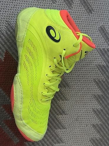 Кроссовки, 39.5, Asics, Б/у, цвет - Желтый, Самовывоз, Платная доставка