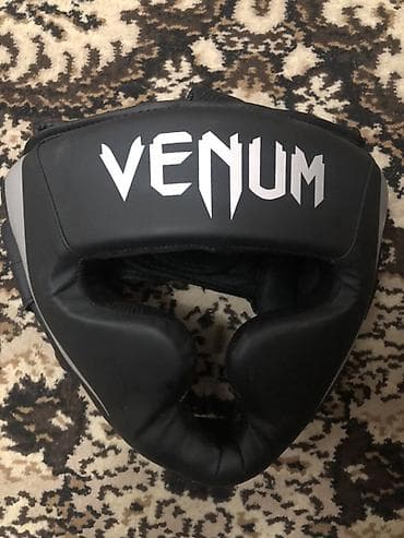 Боксерский шлем Venum (черный) - Тип: тренировочный шлем открытого