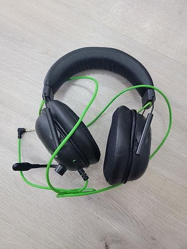 Зымдуу гарнитуралар, Razer, Колдонулган, түсү - Кара
