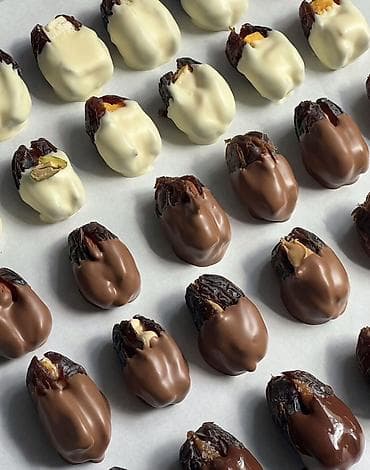 Чай, кофе, суусундуктар: Наборы фиников в шоколаде «Рамазан» - Ассорти из отборных мягких — 4