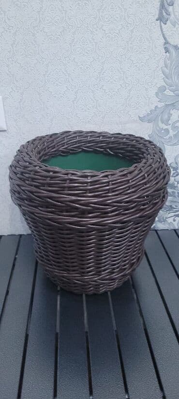искуственные растения: Кашпо, ратанг, ротанг, гаршок, декор, клумба, ваза, подарок, новый — 5