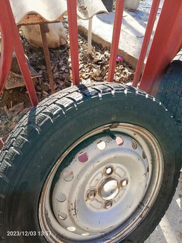 шина 13 155 65: Колеса в сборе 155 / 65 / R 13, Зима, Б/у, Комплект, Легковые, Железные, отверстий - 4 — 3