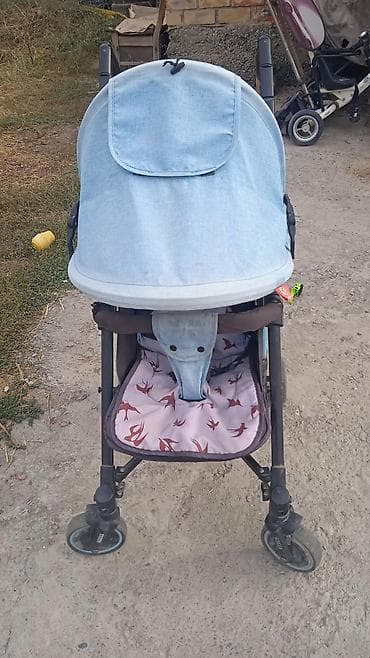 Детские электрокары: Коляска, цвет - Голубой — 5