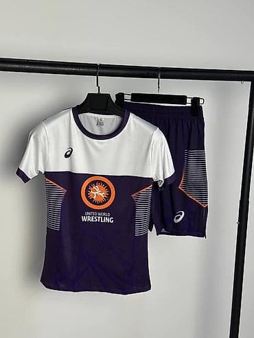 nike tech flecee: Мужской спортивный костюм, M, Asics, Новый, цвет - Фиолетовый, Платная доставка, Самовывоз — 2