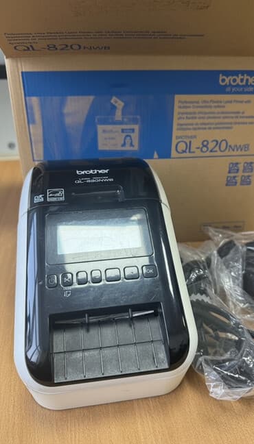 оборудование для ip телефонии беспроводная настольные: Принтер этикеток Brother QL‑820NWB - Профессиональный термопринтер — 2