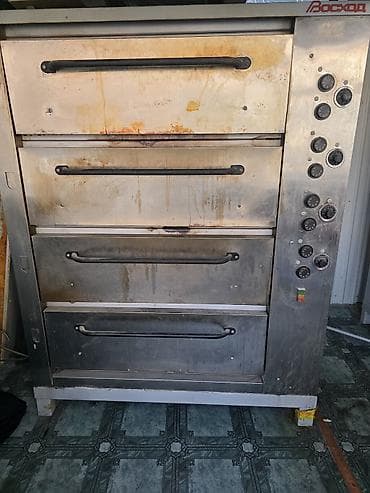 станок для хлеба: Нан жана башка нерселерди бышыруучу төрт көздүн 2 даана печка, 50 кг — 3