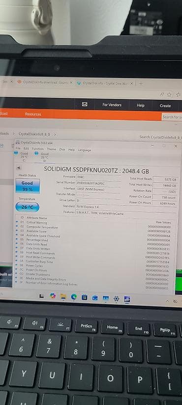 pci: Накопитель, Б/у, SK Hynix, SSD, 2 ТБ, Для ПК — 3