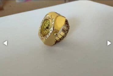 часы apache: Продаю часы-кольцо. На батарейке. Ремешок растягивается. Позолоченные — 2