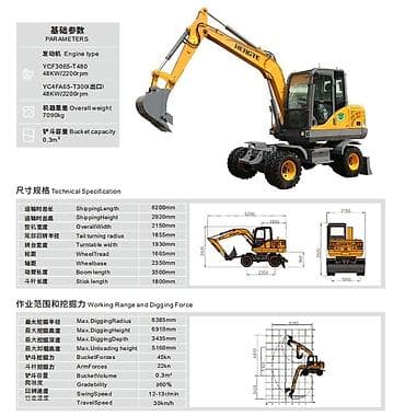 full construction: Экскаватор, 2023 г., Колесный — 4