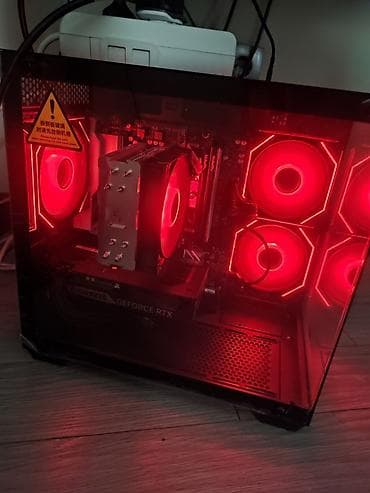 gaming computer: Компьютер, ядер - 6, ОЗУ 32 ГБ, Для несложных задач, Новый, AMD Ryzen 7, NVIDIA GeForce RTX 5060, SSD — 4