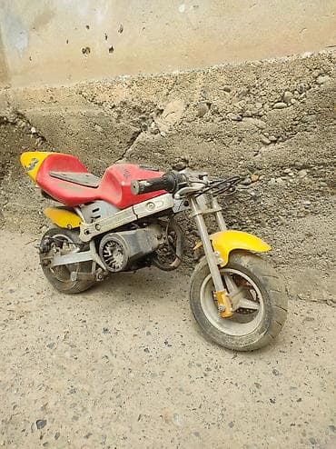 мотоцикл мотоцикл: Мини-питбайк/покетбайк бензиновый - Компактный детский/подростковый — 1