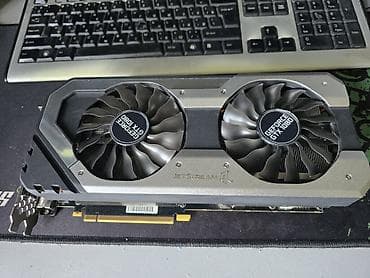 Видеокарта для ПК, Б/у, Palit, GeForce GTX, 8 ГБ