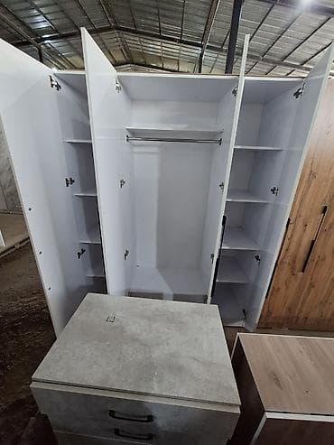 Шифоньерлер, кийидер үчүн шкафтар: Шифоньерлер, кийидер үчүн шкафтар, Жаңы, Түз, ЛДСП — 9