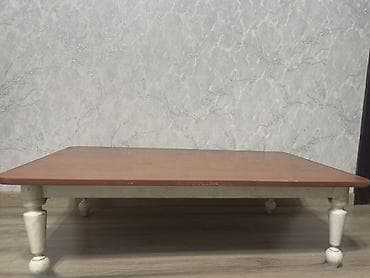 Раскройные столы: Национальный кыргызский стол, Б/у, Не раскладной, ЛДСП, цвет - Коричневый — 1