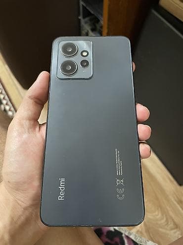realme x7 max: Redmi, Redmi Note 12, Б/у, 128 ГБ, цвет - Черный, 2 SIM — 2
