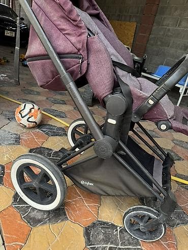 Коляска, Cybex, цвет - Фиолетовый, Б/у, Самовывоз