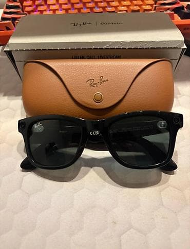 Солнцезащитные очки очки, Ray-Ban, Унисекс, Вайфареры, Оригинал, Б/у