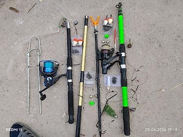 жмых для рыбалки: Удочкалар сатылат. колдонбой турган комплект кручоктор 4 пачка донка 3 — 5