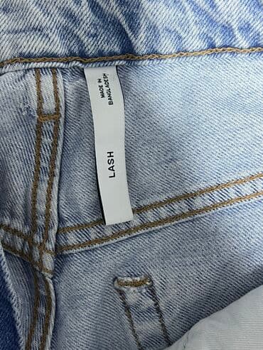 джинсы на девочку: Джинсы, Турция, Высокая талия, L — 7