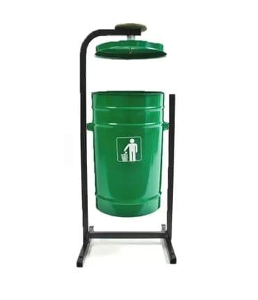 черепашка стекло: Урна "Жемчужина" на 19 литров с крышкой и пепельницей Круглая урна с — 2