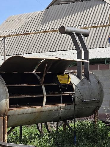 для шашлыка: Промышленная коптильня/мангал-барбекю из толстостенной стали - — 4